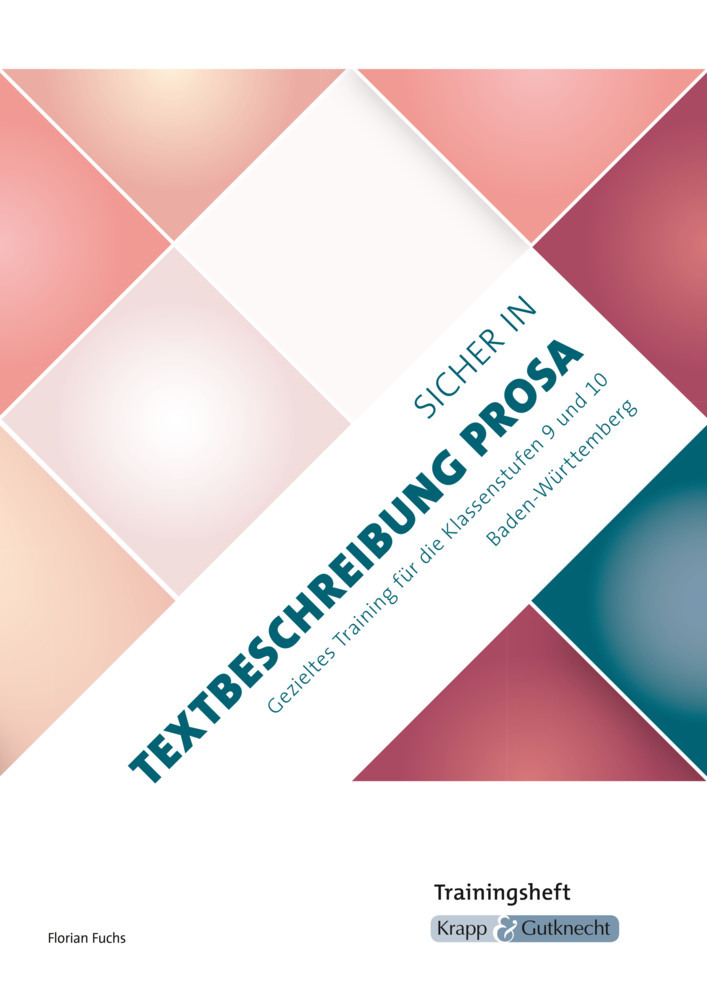 Sicher in Textbeschreibung Prosa - Baden-Württemberg - Trainingsheft main product photo