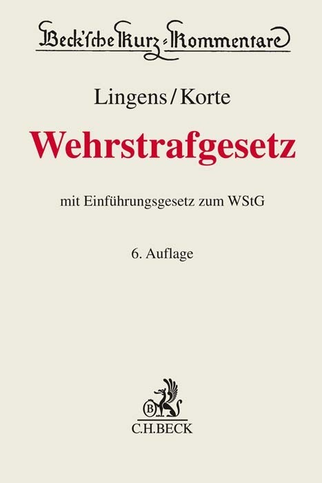 Wehrstrafgesetz main product photo