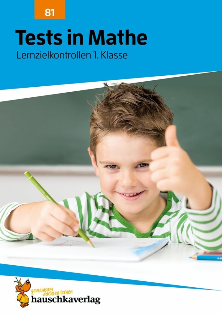 Übungsheft mit Tests in Mathe 1. Klasse main product photo