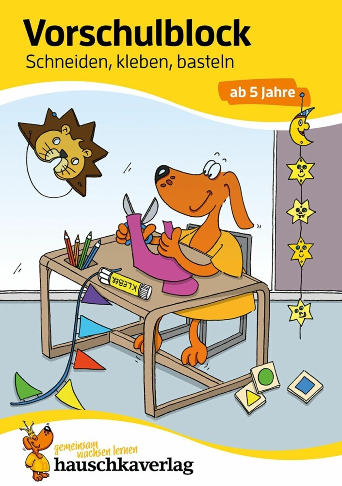 Vorschulblock ab 5 Jahre für Junge und Mädchen - Schneiden, kleben, basteln main product photo