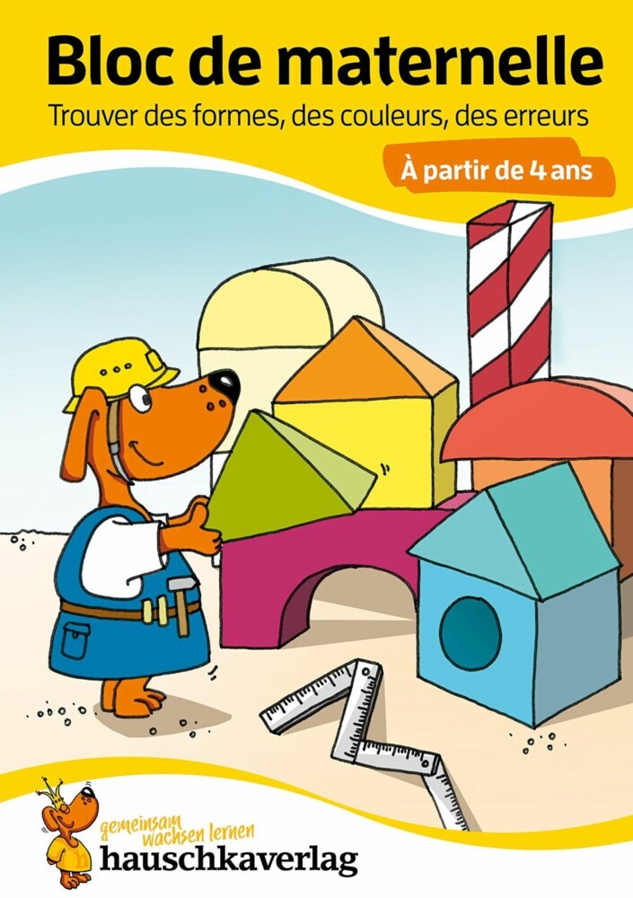 Bloc de maternelle - Trouver des formes, des couleurs, des erreurs À partir de 4 ans main product photo