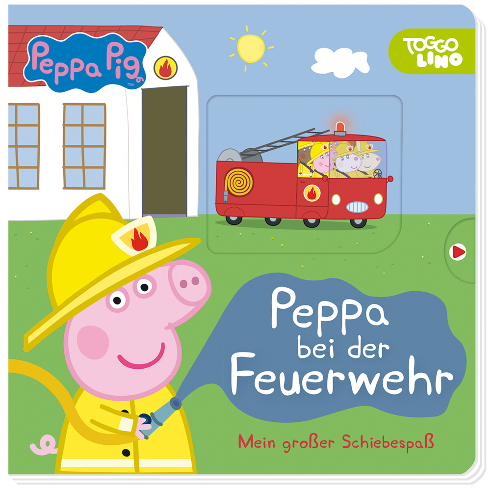 Peppa Pig: Peppa bei der Feuerwehr: Mein großer Schiebespaß main product photo