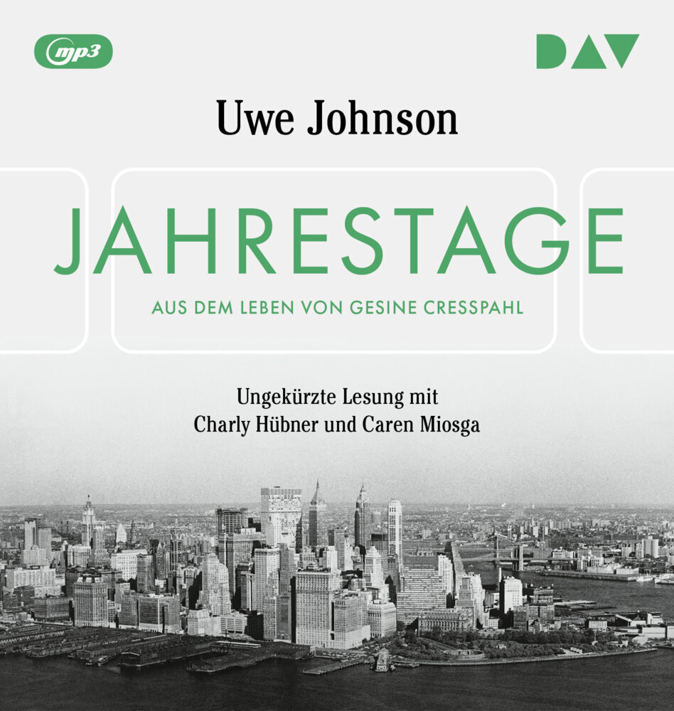 Jahrestage. Aus dem Leben von Gesine Cresspahl, 8 MP3-CDs main product photo