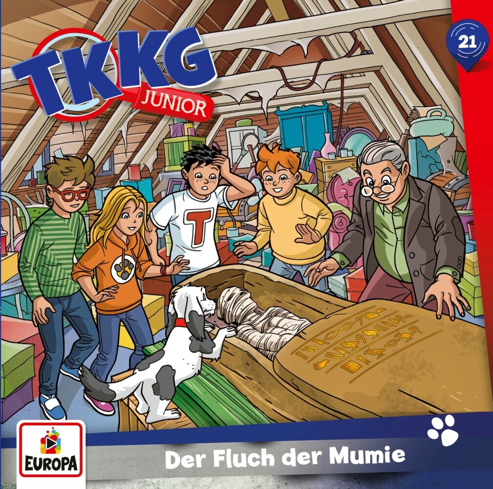 TKKG Junior - Der Fluch der Mumie, 1 Audio-CD main product photo
