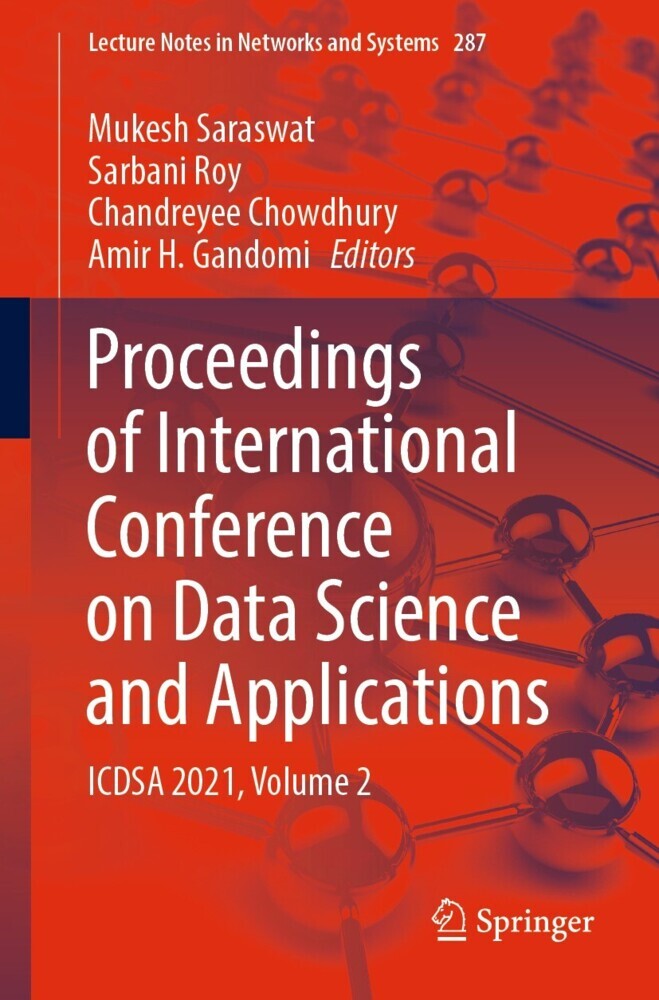 Proceedings of International Conference on Data Science and Applications main product photo