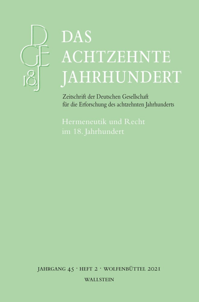 Das achtzehnte Jahrhundert 45/2 main product photo