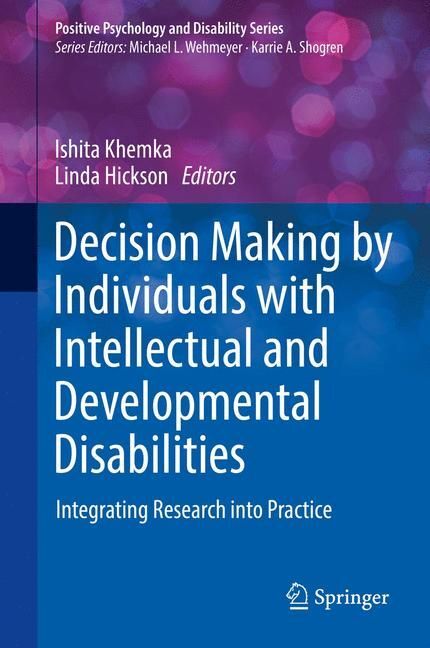 Decision Making by Individuals with Intellectual and Developmental Disabilities main product photo