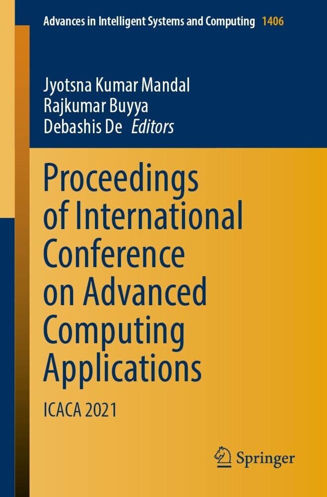 Proceedings of International Conference on Advanced Computing Applications main product photo