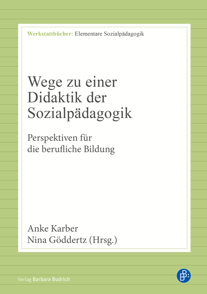 Wege zu einer Didaktik der Sozialpädagogik main product photo