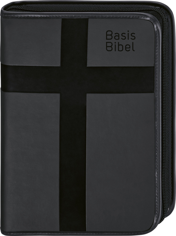 BasisBibel. Die Kompakte. Hülle mit Reißverschluss. Schwarz main product photo