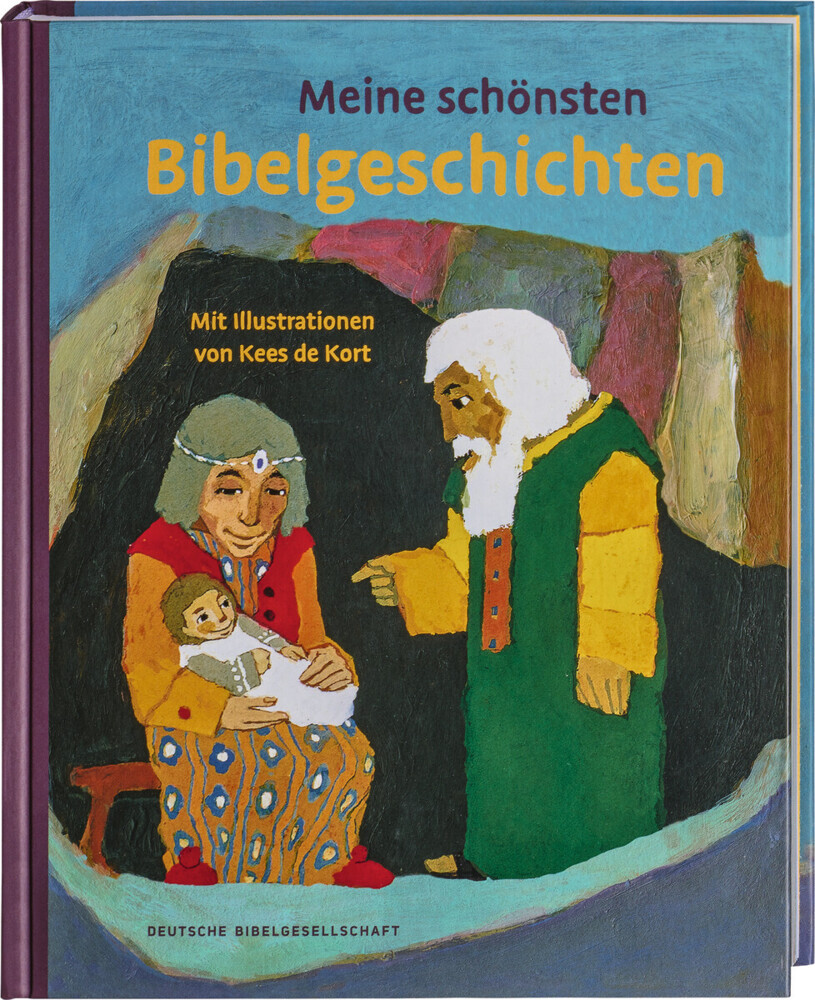 Meine schönsten Bibelgeschichten. Der Kinderbuch-Klassiker mit Illustrationen von Kees de Kort. 24 kurze Erzählungen aus der Bibel. Für Kinder ab 2 Jahren & für Krippe, Kita und Gemeinde. main product photo