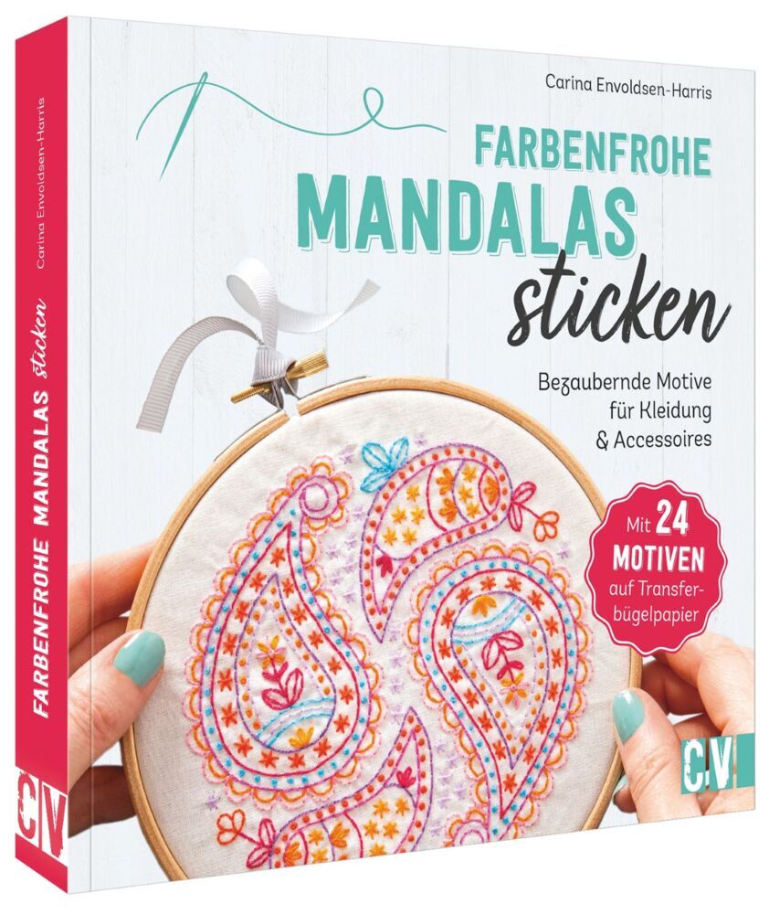 Farbenfrohe Mandalas sticken main product photo