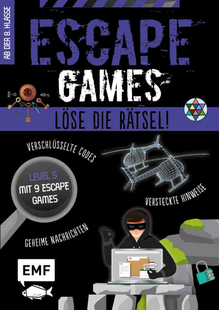 Escape Games Level 5 (lila) - Löse die Rätsel! - 9 Escape Games ab der 8. Klasse main product photo