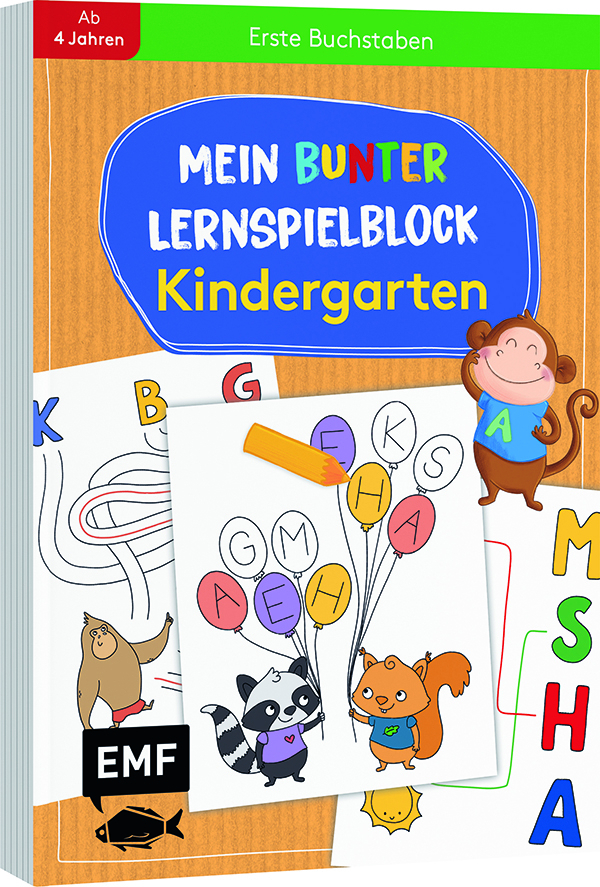 Mein bunter Lernspielblock - Kindergarten: Erste Buchstaben main product photo