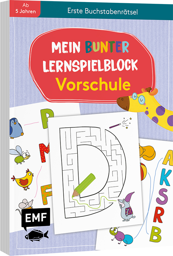 Mein bunter Lernspielblock - Vorschule: Erste Buchstabenrätsel main product photo