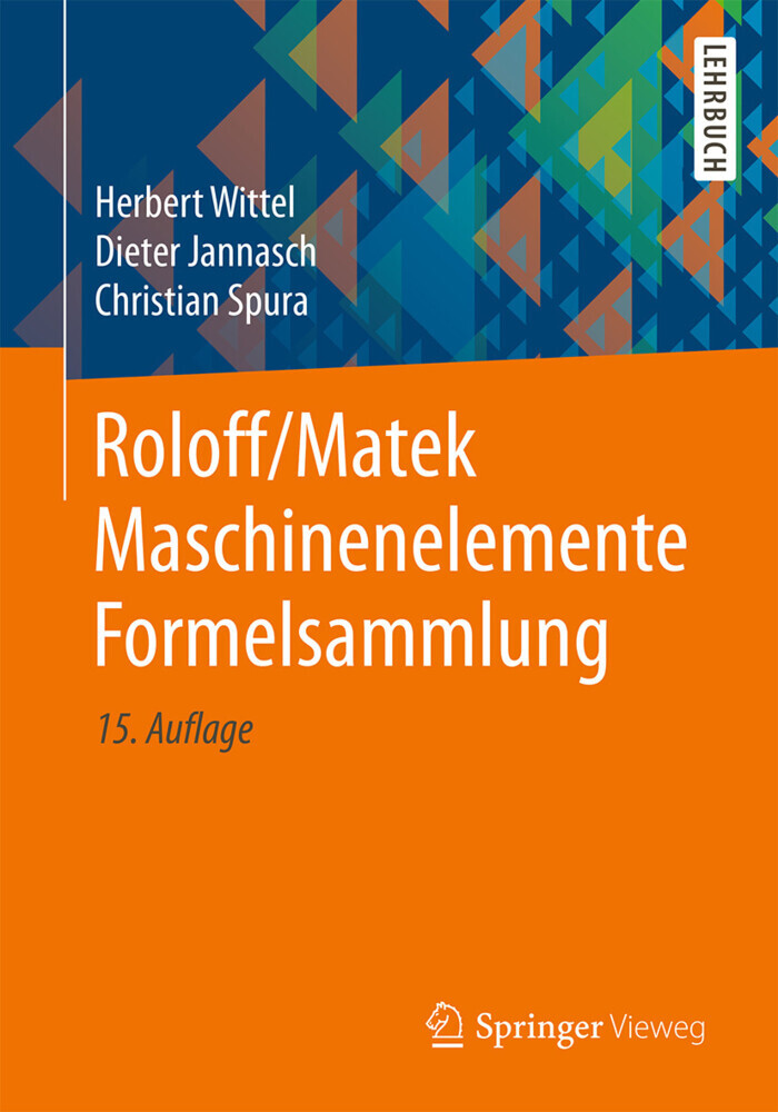 Roloff/Matek Maschinenelemente Formelsammlung main product photo