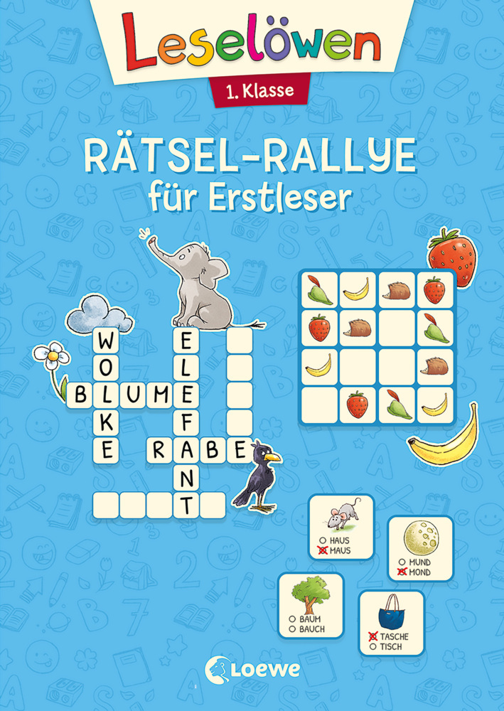 Leselöwen Rätsel-Rallye für Erstleser - 1. Klasse (Hellblau) main product photo