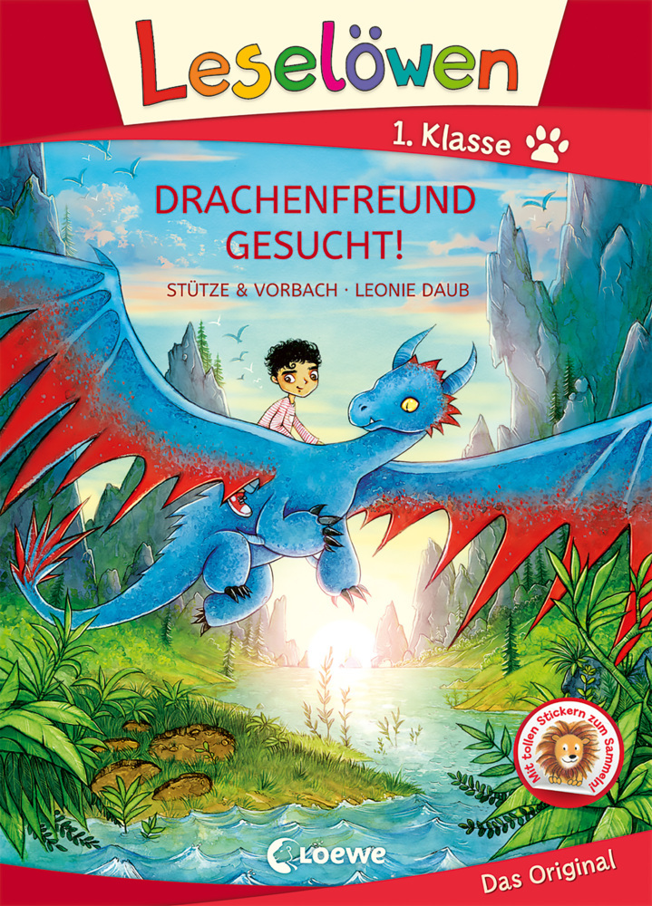 Leselöwen 1. Klasse - Drachenfreund gesucht! (Großbuchstabenausgabe) main product photo