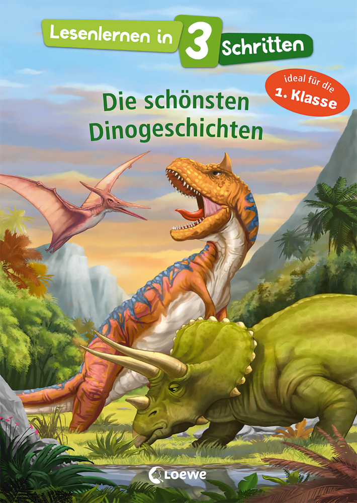 Lesenlernen in 3 Schritten - Die schönsten Dinogeschichten main product photo