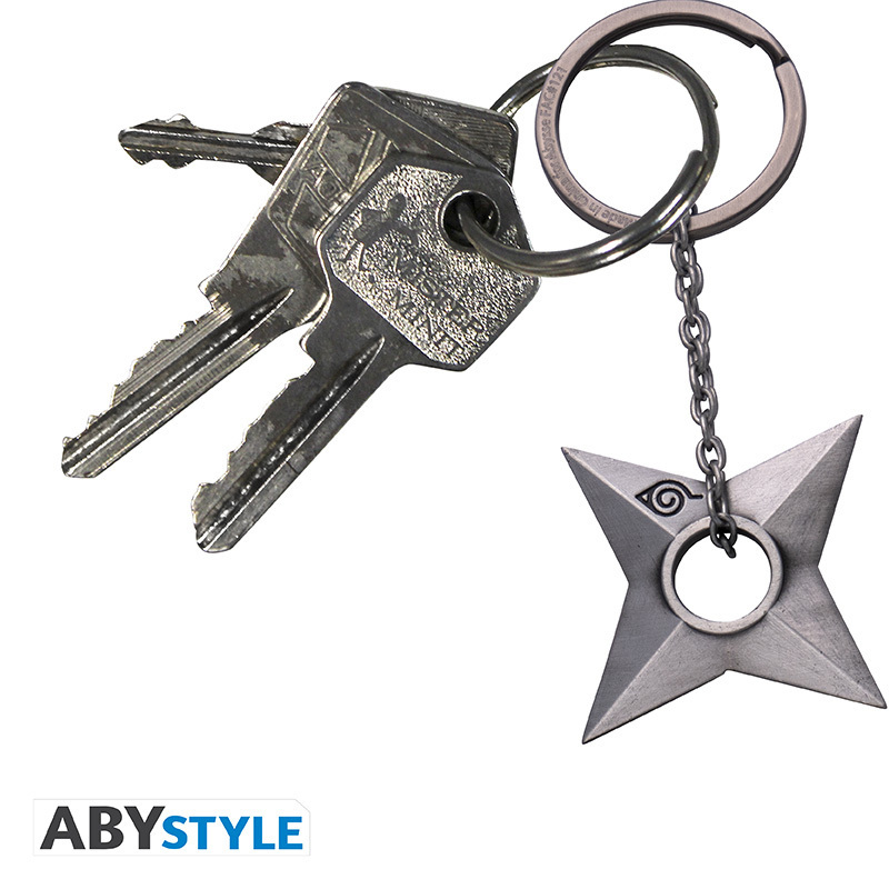 ABYstyle - Naruto Shippuden Shuriken Konoha Schlüsselanhänger 3D main product photo