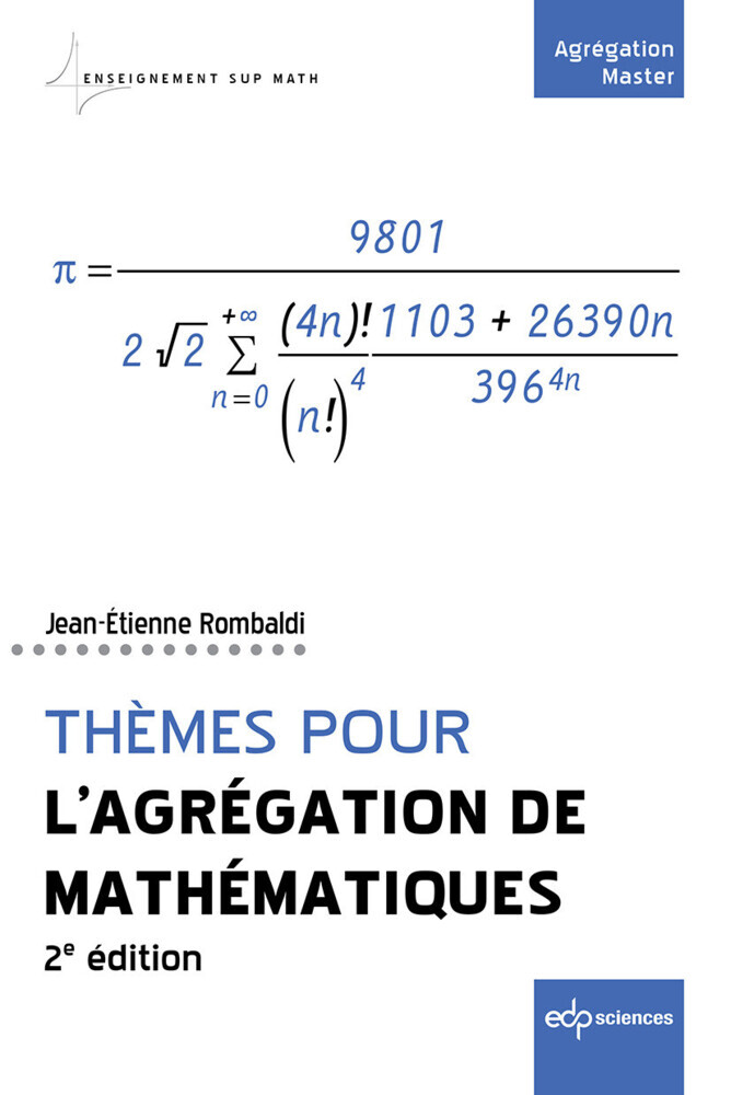 Thèmes pour l'Agrégation de mathématiques main product photo