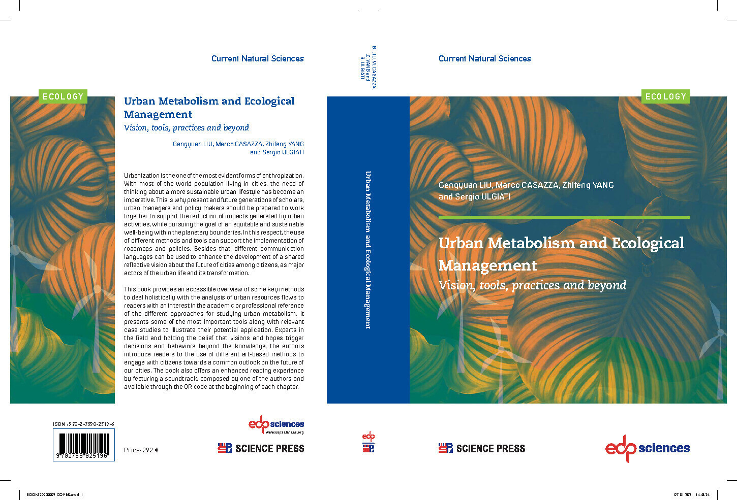 Urban Metabolism and Ecological Management: vision, tools, practices and beyond main product photo