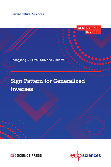 Sign Pattern for Generalized Inverses main product photo