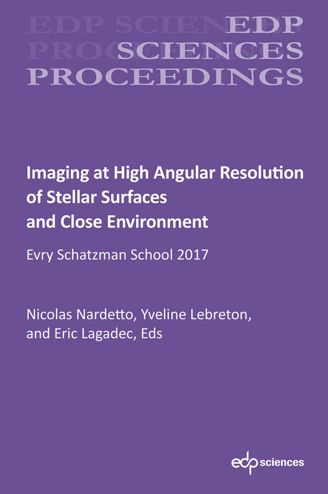 Imaging at High Angular Resolution of Stellar Surfaces and Close Environment main product photo