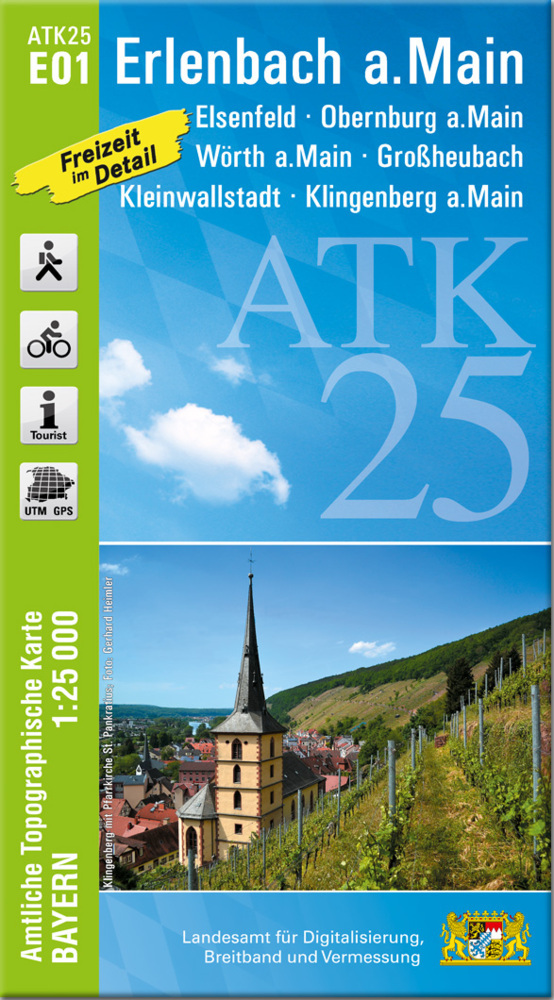 ATK25-E01 Erlenbach a.Main (Amtliche Topographische Karte 1:25000) main product photo