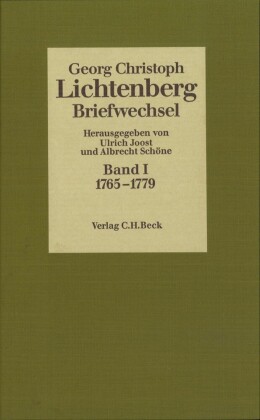 Lichtenberg Briefwechsel  Bd. 1: 1765-1779