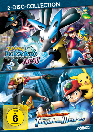 Pokémon: Lucario und das Geheimnis von Mew / Pokémon Ranger und der Tempel des Meeres - 2-Movie-Box, 2 DVD