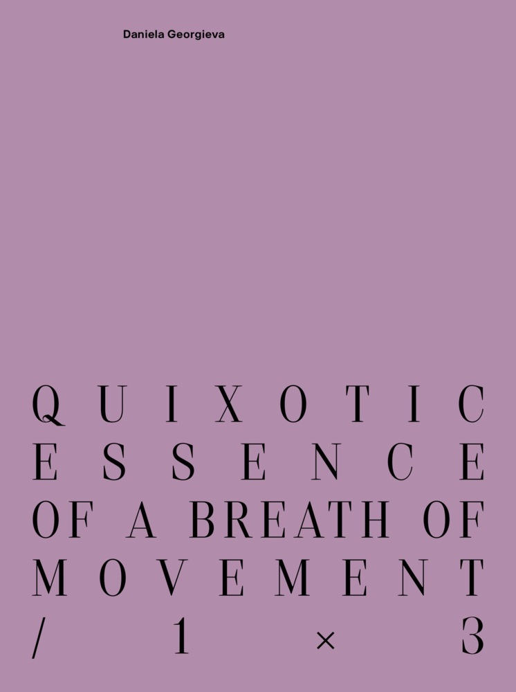 quixotic essence of a breath of movement / 1×3 main product photo