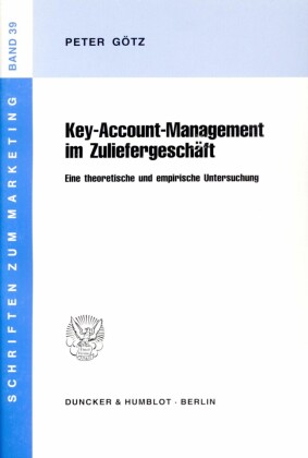 Key-Account-Management im Zuliefergeschäft.