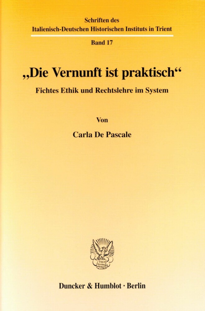 »Die Vernunft ist praktisch«. main product photo