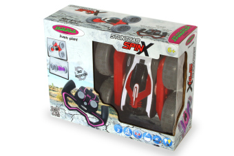 Jamara SpinX Stuntcar rot-schwarz 2,4GHz