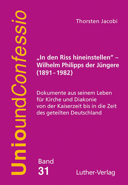 "In den Riss hineinstellen" - Wilhelm Philipps der Jüngere (1891-1982) main product photo