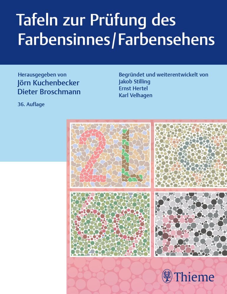 Tafeln zur Prüfung des Farbensinnes / Farbensehens main product photo