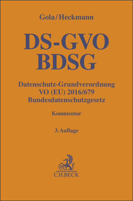 Datenschutz-Grundverordnung VO (EU) 2016/679, Bundesdatenschutzgesetz. DS-GVO / BDSG main product photo