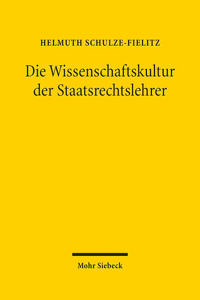 Die Wissenschaftskultur der Staatsrechtslehrer main product photo