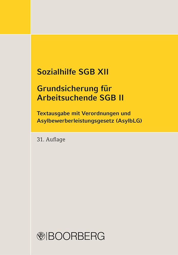 Sozialhilfe SGB XII, Grundsicherung für Arbeitsuchende SGB II main product photo