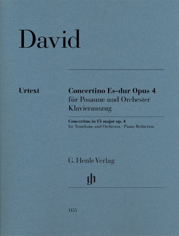 Ferdinand David - Concertino Es-dur op. 4 für Posaune und Orchester main product photo