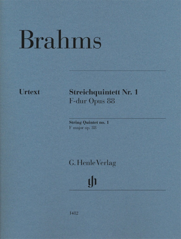 Johannes Brahms - Streichquintett Nr. 1 F-dur op. 88 main product photo