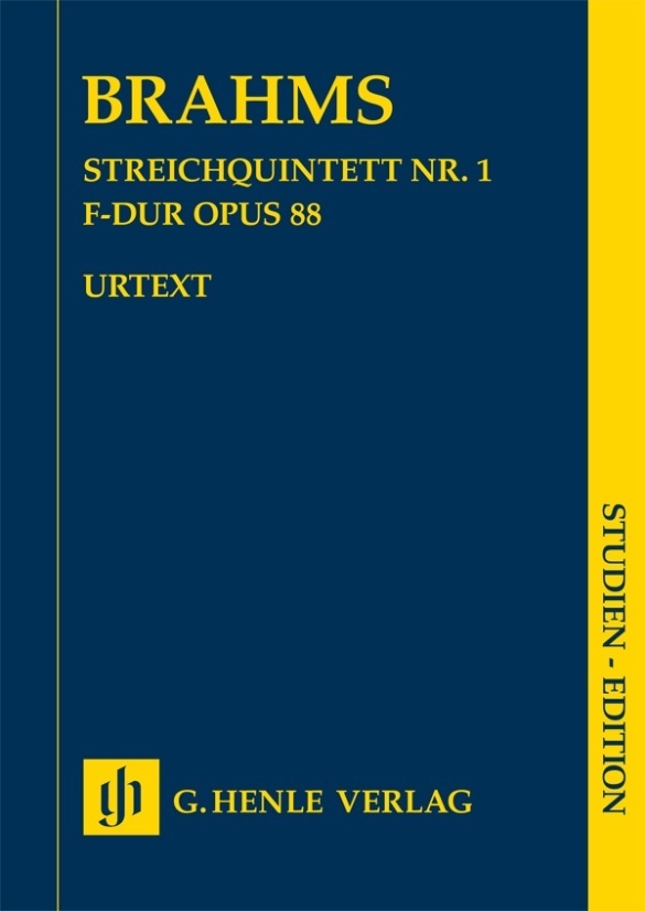 Johannes Brahms - Streichquintett Nr. 1 F-dur op. 88 main product photo