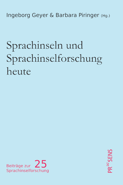 Sprachinseln und Sprachinselforschung heute main product photo