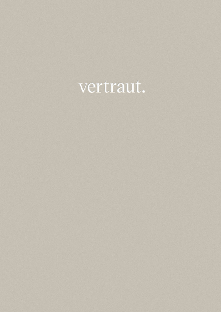 vertraut. main product photo