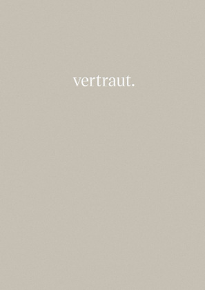 vertraut.