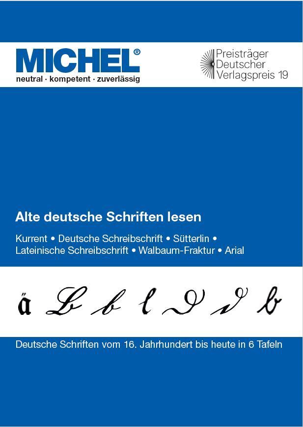Alte deutsche Schriften lesen main product photo