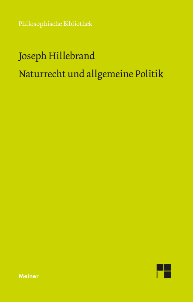 Naturrecht und allgemeine Politik main product photo