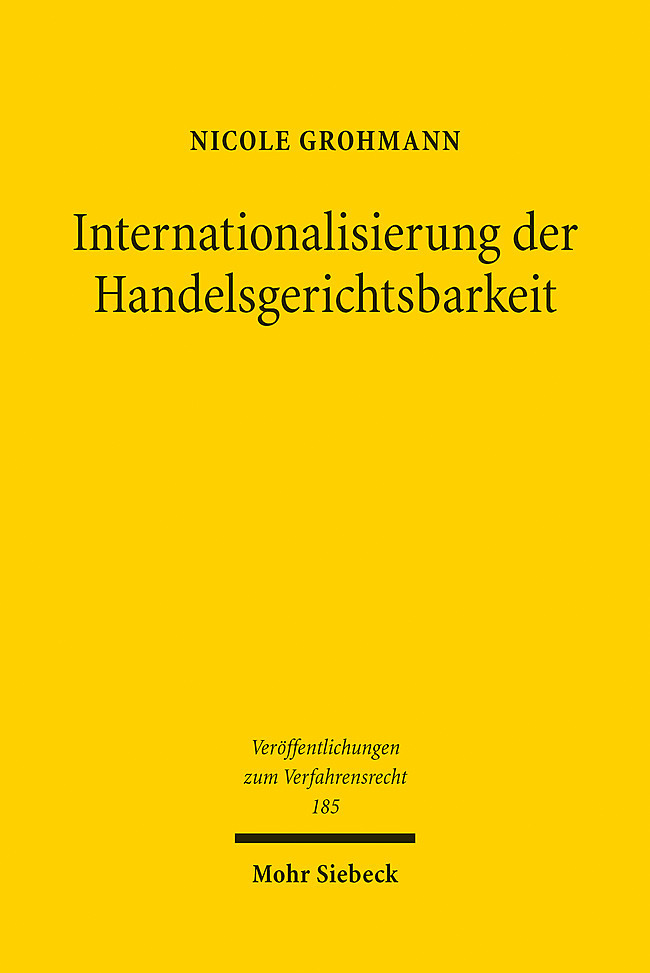 Internationalisierung der Handelsgerichtsbarkeit main product photo