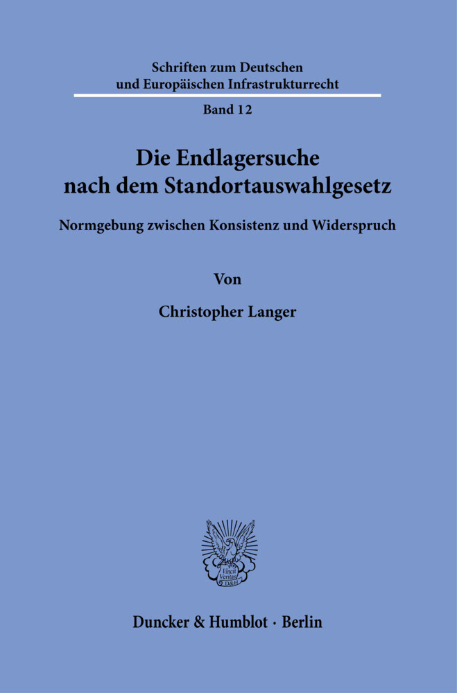 Die Endlagersuche nach dem Standortauswahlgesetz. main product photo